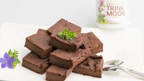 Zuckerfreie Trinkmoor®-Brownies